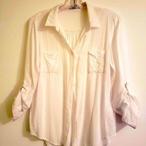 White Loose fit blouse